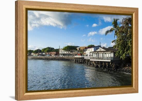 The Town of Lahaina, Maui, Hawaii, United States of America, Pacific-Michael-Framed Premier Image Canvas