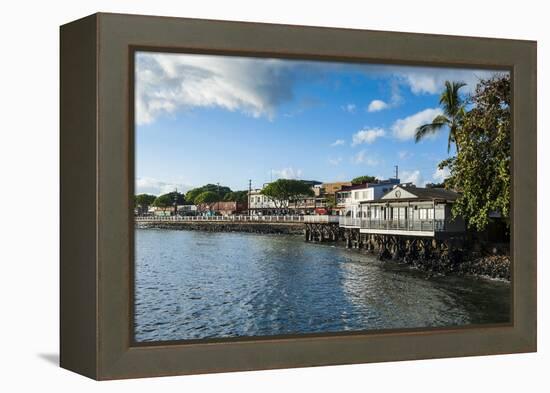 The Town of Lahaina, Maui, Hawaii, United States of America, Pacific-Michael-Framed Premier Image Canvas