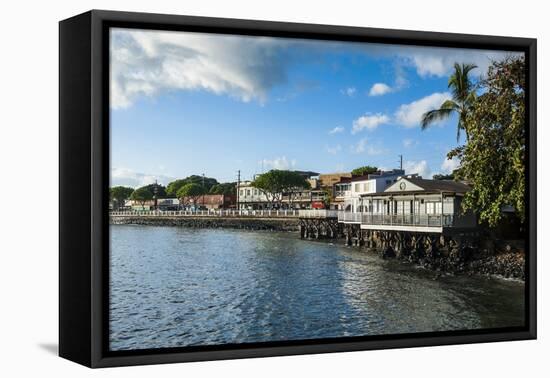 The Town of Lahaina, Maui, Hawaii, United States of America, Pacific-Michael-Framed Premier Image Canvas