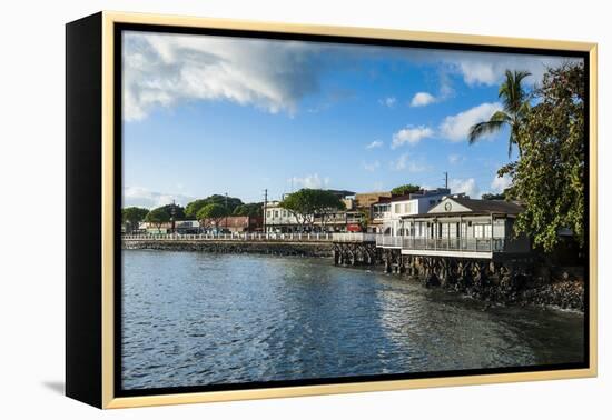 The Town of Lahaina, Maui, Hawaii, United States of America, Pacific-Michael-Framed Premier Image Canvas