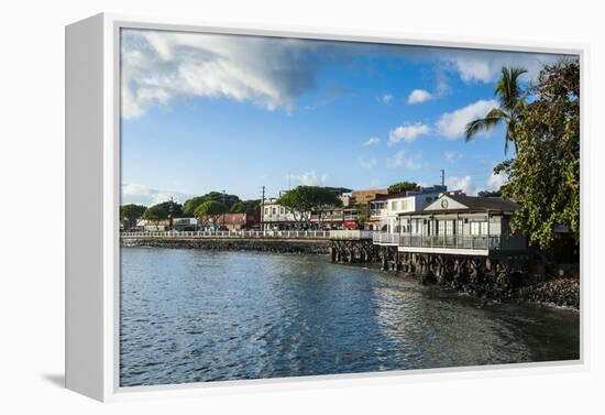 The Town of Lahaina, Maui, Hawaii, United States of America, Pacific-Michael-Framed Premier Image Canvas