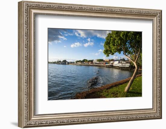 The Town of Lahaina, Maui, Hawaii, United States of America, Pacific-Michael-Framed Photographic Print