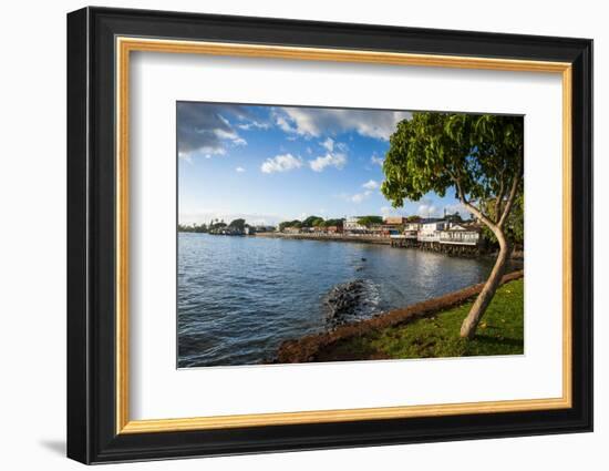 The Town of Lahaina, Maui, Hawaii, United States of America, Pacific-Michael-Framed Photographic Print