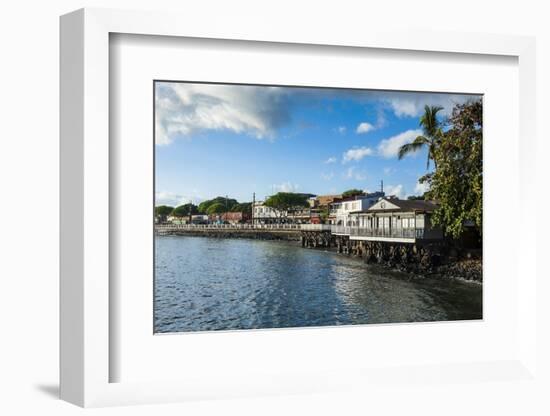 The Town of Lahaina, Maui, Hawaii, United States of America, Pacific-Michael-Framed Photographic Print