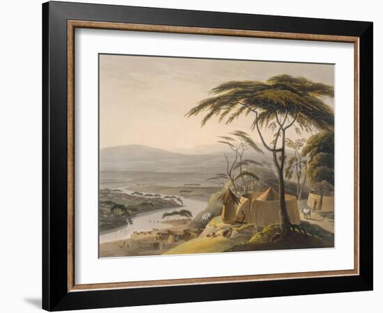 The Town of Leetakoo, 1804-05-Samuel Daniell-Framed Giclee Print