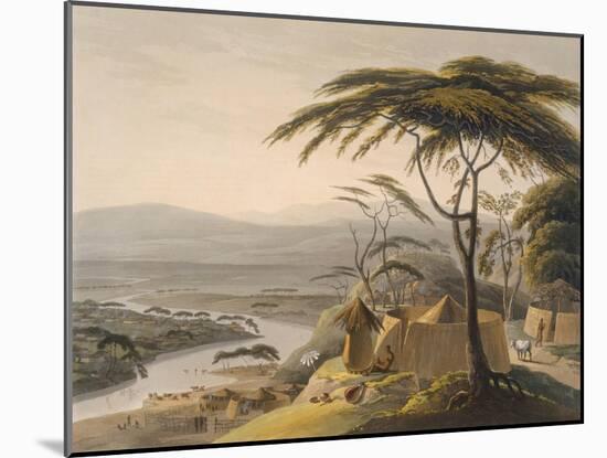 The Town of Leetakoo, 1804-05-Samuel Daniell-Mounted Giclee Print