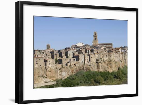 The Town of Pitigliano, Maremma, Tuscany, Italy-null-Framed Photographic Print