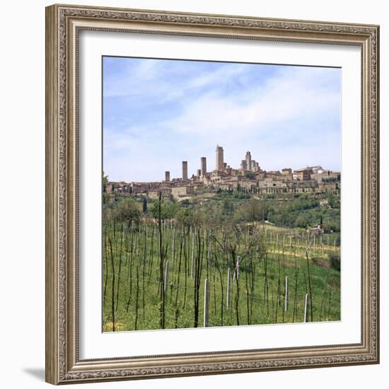 The Town of San Gimignano, 13th Century-CM Dixon-Framed Photographic Print