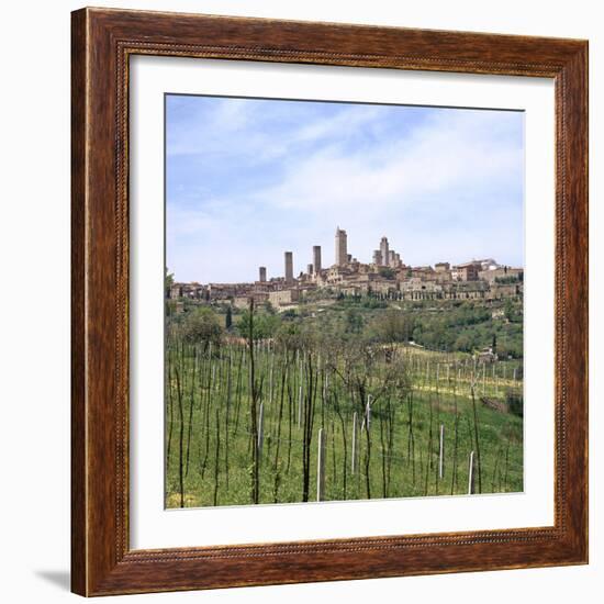 The Town of San Gimignano, 13th Century-CM Dixon-Framed Photographic Print