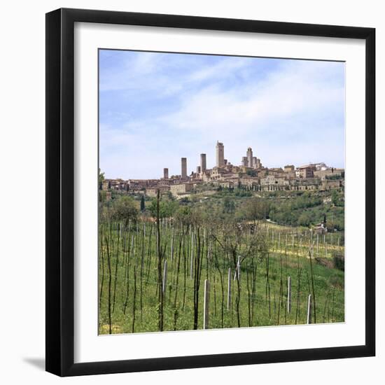 The Town of San Gimignano, 13th Century-CM Dixon-Framed Photographic Print