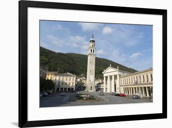 The town of Valdobbiadene, Valdobbiadene, Veneto, Italy, Europe-Sergio Pitamitz-Framed Photographic Print