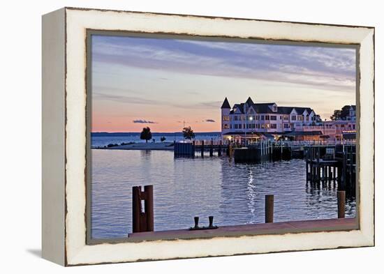 The Town on Mackinac Island, Michigan, USA-Joe Restuccia III-Framed Premier Image Canvas