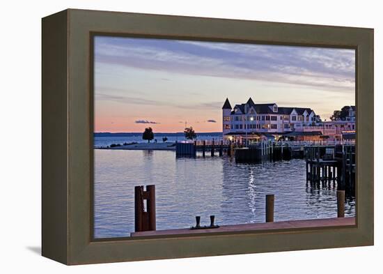 The Town on Mackinac Island, Michigan, USA-Joe Restuccia III-Framed Premier Image Canvas