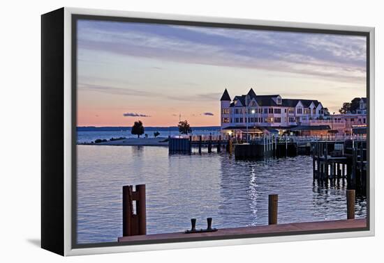 The Town on Mackinac Island, Michigan, USA-Joe Restuccia III-Framed Premier Image Canvas