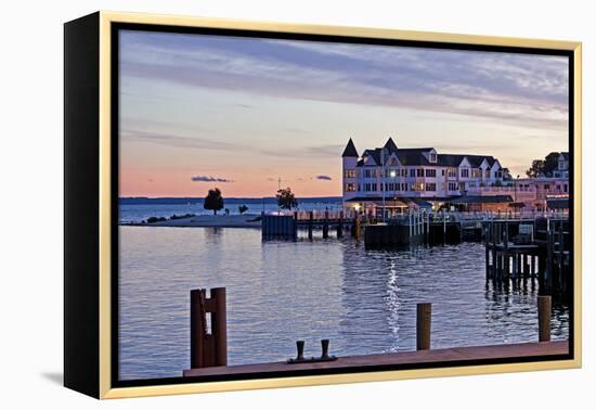 The Town on Mackinac Island, Michigan, USA-Joe Restuccia III-Framed Premier Image Canvas