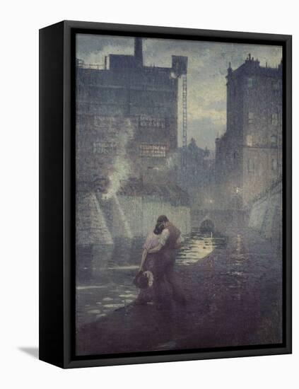 The Towpath, 1912 (Oil on Canvas)-Christopher Richard Wynne Nevinson-Framed Premier Image Canvas