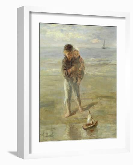 The Toy Boat-Jozef Israels-Framed Giclee Print