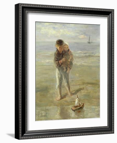 The Toy Boat-Jozef Israels-Framed Giclee Print