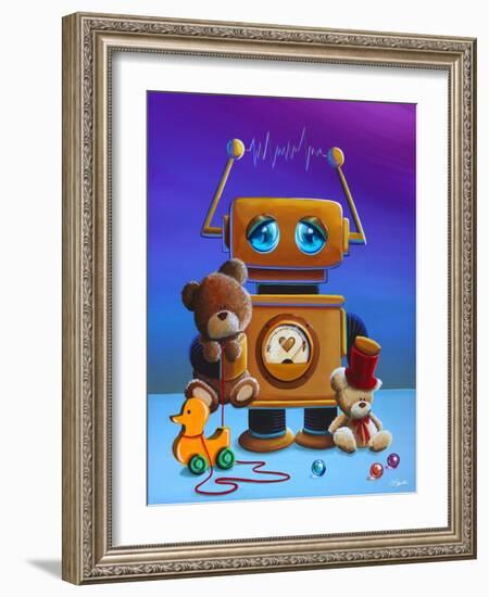 The Toy Robot-Cindy Thornton-Framed Art Print