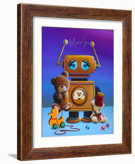 The Toy Robot-Cindy Thornton-Framed Art Print