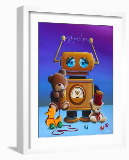 The Toy Robot-Cindy Thornton-Framed Art Print