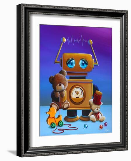 The Toy Robot-Cindy Thornton-Framed Art Print