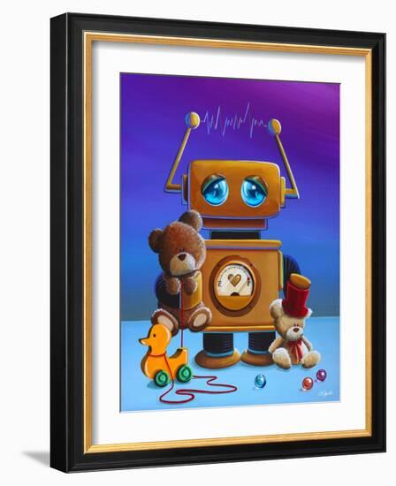 The Toy Robot-Cindy Thornton-Framed Art Print