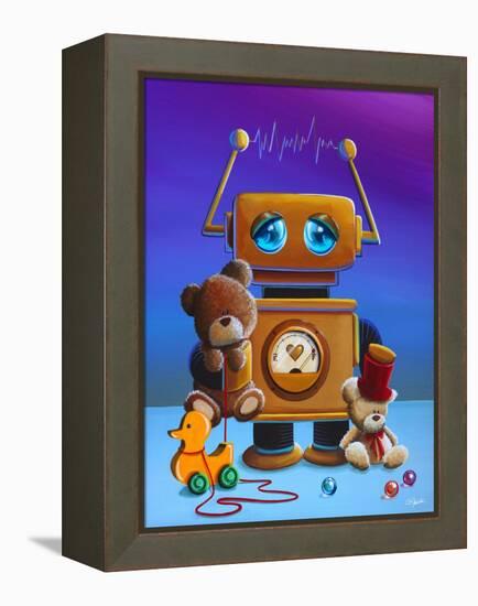 The Toy Robot-Cindy Thornton-Framed Stretched Canvas