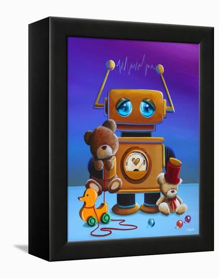 The Toy Robot-Cindy Thornton-Framed Stretched Canvas