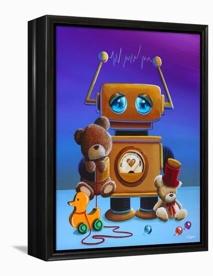The Toy Robot-Cindy Thornton-Framed Stretched Canvas