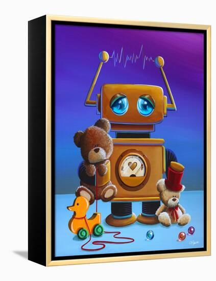 The Toy Robot-Cindy Thornton-Framed Stretched Canvas