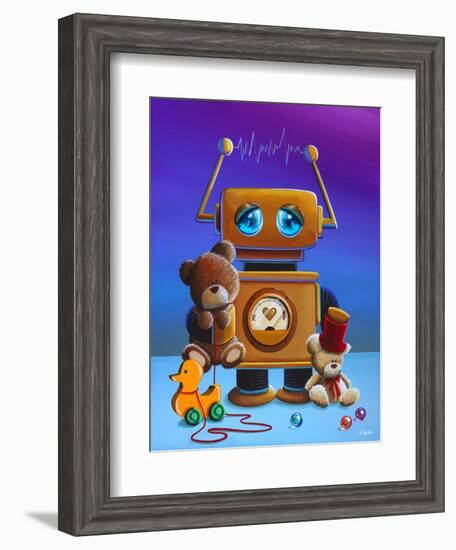 The Toy Robot-Cindy Thornton-Framed Art Print