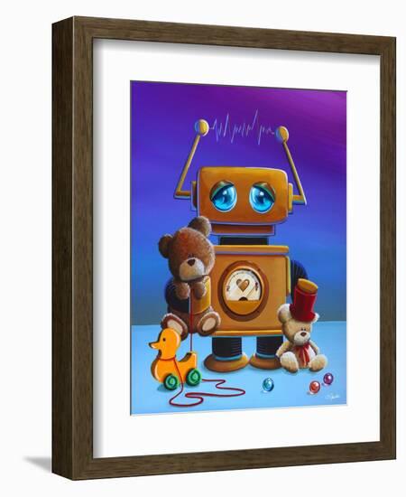 The Toy Robot-Cindy Thornton-Framed Art Print