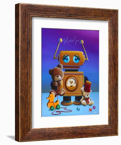 The Toy Robot-Cindy Thornton-Framed Art Print