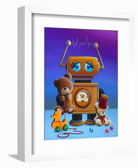 The Toy Robot-Cindy Thornton-Framed Art Print