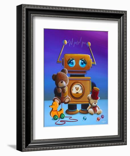 The Toy Robot-Cindy Thornton-Framed Art Print