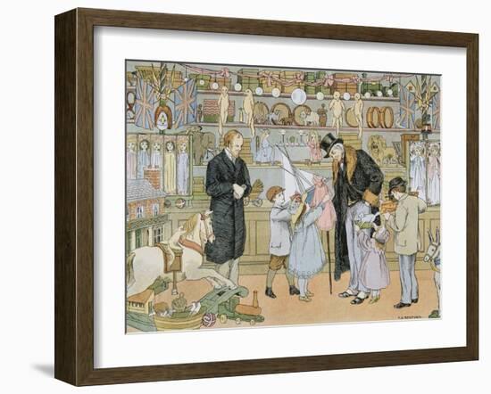 The Toy Shop-Francis Donkin Bedford-Framed Giclee Print