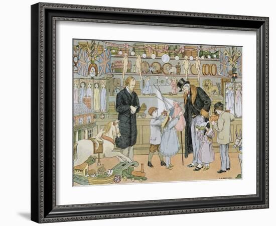 The Toy Shop-Francis Donkin Bedford-Framed Giclee Print