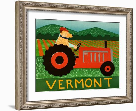 The Tractor Vermont-Stephen Huneck-Framed Giclee Print