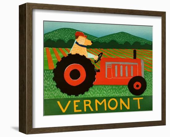 The Tractor Vermont-Stephen Huneck-Framed Giclee Print