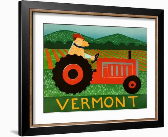 The Tractor Vermont-Stephen Huneck-Framed Giclee Print