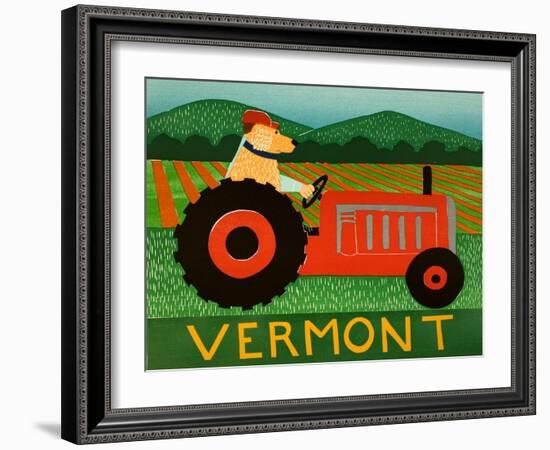 The Tractor Vermont-Stephen Huneck-Framed Giclee Print