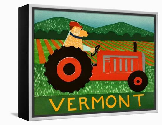 The Tractor Vermont-Stephen Huneck-Framed Premier Image Canvas