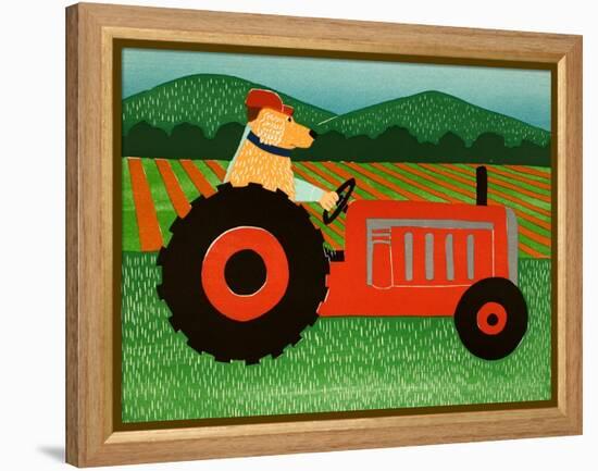 The Tractor-Stephen Huneck-Framed Premier Image Canvas