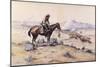 The Trail Boss-Charles Marion Russell-Mounted Giclee Print