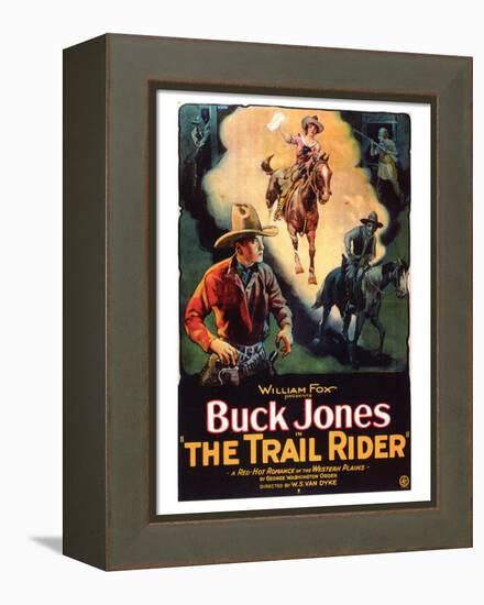 The Trail Rider, 1925-null-Framed Stretched Canvas