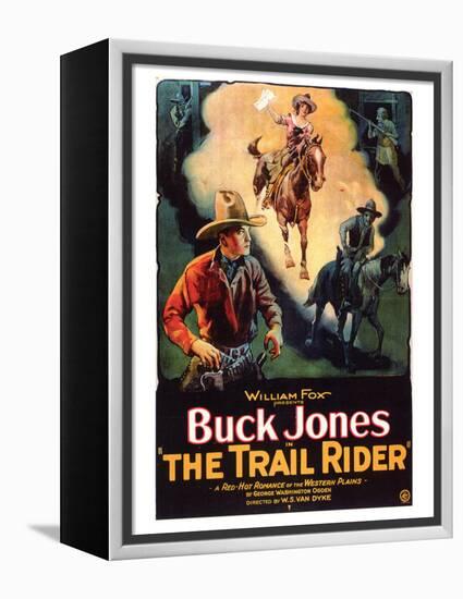 The Trail Rider, 1925-null-Framed Stretched Canvas