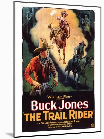 The Trail Rider, 1925-null-Mounted Art Print