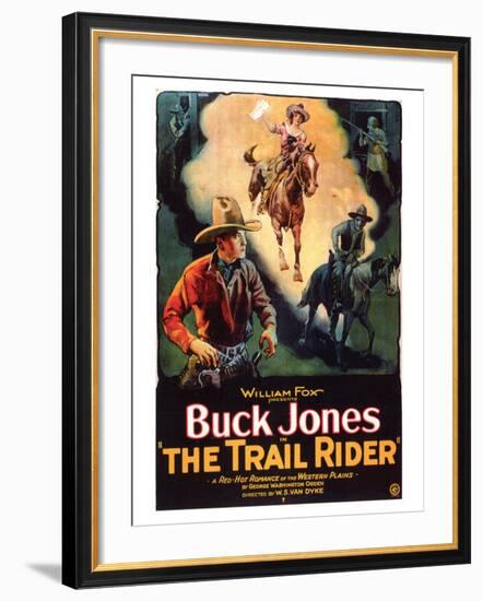 The Trail Rider, 1925-null-Framed Art Print