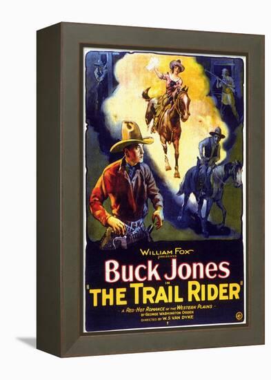 The Trail Rider, 1925-null-Framed Stretched Canvas